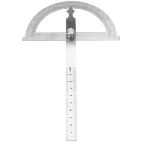 Rapporteur d'angle en acier inoxydable, règle de jauge d'angle de recherche d'angle d'inclinomètre numérique 0-180 degrés 15cm (120150mm) (1/5)