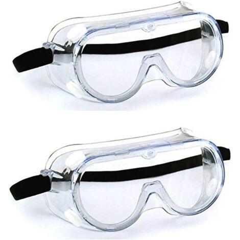 2 PC Lunettes de Sécurité HD Clear, Anti-Buée et Anti-Spike, Protection des Yeux pour Chantiers (1/4)