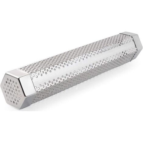 BBQ Smoker Tube, Générateur de Fumée Froide en Acier Inoxydable pour Barbecue (1/4)