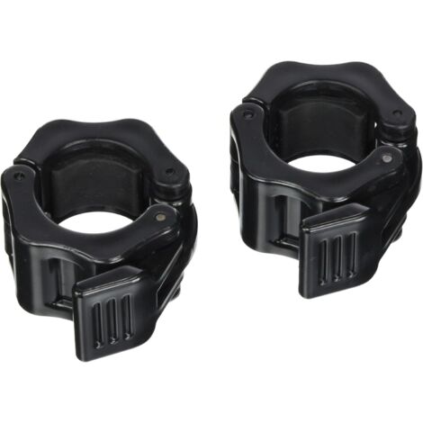 1 paire de colliers d'haltères 30 mm attaches d'haltères barres d'haltères attache colliers d'haltères pour diamètre de trou 3 (1/2)