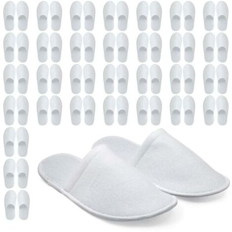 Lot 20 Paires Patins Antidérapants Tapis Crochets & Boucles - Carrés Et Ronds Réutilisables