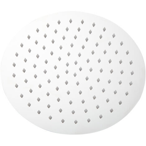 Pommeau de douche en acier inoxydable - Douche à économie d'eau, pommeau de douche rond de 20 cm, pommeau de douche pluie universel filetage 1/2 pouce, rotatif à 360°, inclinaison à 30°, facile à inst (1/5)