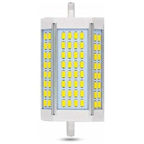 Ampoule R7S LED 118mm 30W Dimmable, 3000LM, Blanc Froid 6000K, Équivalent Crayon Halogène R7S J118 200W 300W, 200 Degrés de Lumière, Lampe R7S 118mm Dimmable LED pour Applique/Lampadaire/Projecteur [C (1/5)