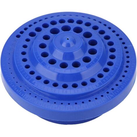 Boîte de Rangement pour Foret 1-13mm Organisateur de Foret de Forme Ronde 100 Trous Conteneur d'Outil de Trou (1/4)