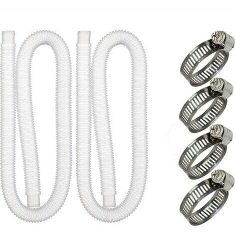 2 Pcs Tuyau de Rechange pour Piscine Hors Sol Tuyau de Piscine pour Piscines pour Piscine Hors Terre Tuyau de Remplacement de Pompe de Filtre de Piscine (1/4)