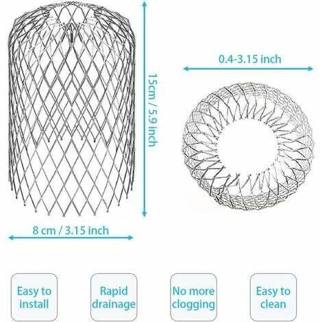 Garde-gouttière Uxcell - Lot De 12 - Filtre Boule 0,98 Pouce Pour Tuyau
