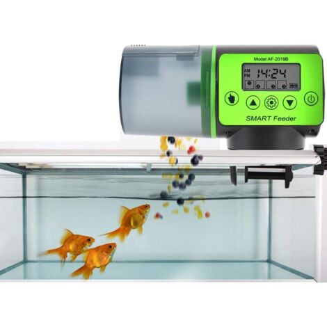Mangeoire automatique pour poissons avec minuterie et écran LCD pour aquarium (1/5)