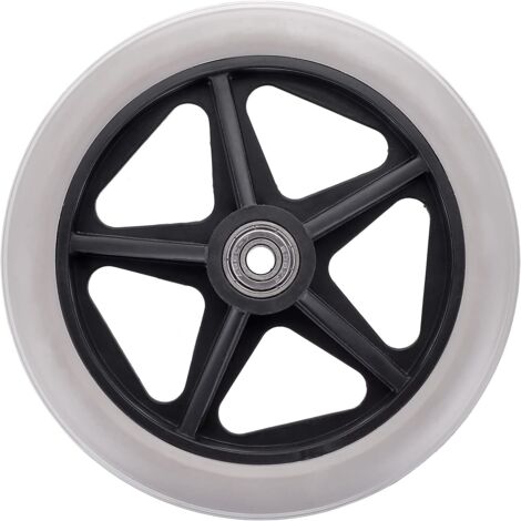 Roues De Rechange Pour Barbecue - Lot De 2, Plastique, Diamètre 19 Cm - Pour Déplacement Facile