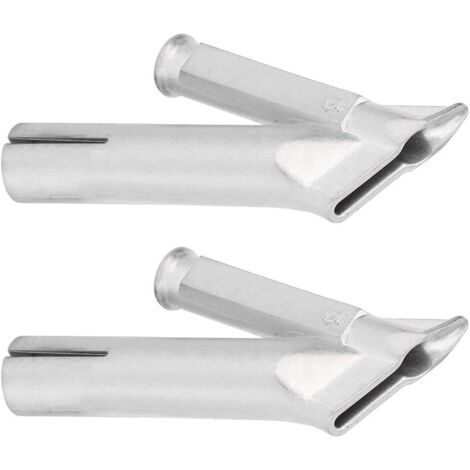 2 pièces Buse de Soudage Ronde, Accessoires de Torche à Souder en Acier Inoxydable pour Soudure (1/4)