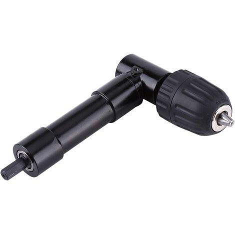 Mandrin à Angle Droit 90° Auto-Serrant Adaptateur pour Perceuse, Visseuse (1/5)