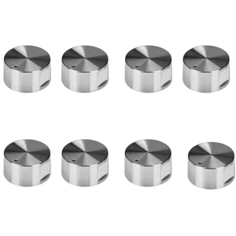 [JAMAIS UTILISÉ]INHHUB Bouton d'allumage en métal pour cuisinière à gaz, 8 pièces, interrupteur à motif solaire, accessoires, poignée à points ronds (1/3)