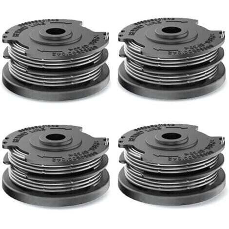 4 pièces de bobines de fil pour bobines de coupe-herbe Bosch, bobine de remplacement de fil en nylon pour coupe-bordures Bosch F016800351 ART 24, 27, 30 et ART 30-36 LI (6,1 m x Ø1,65 mm)--INHHUB (1/4)