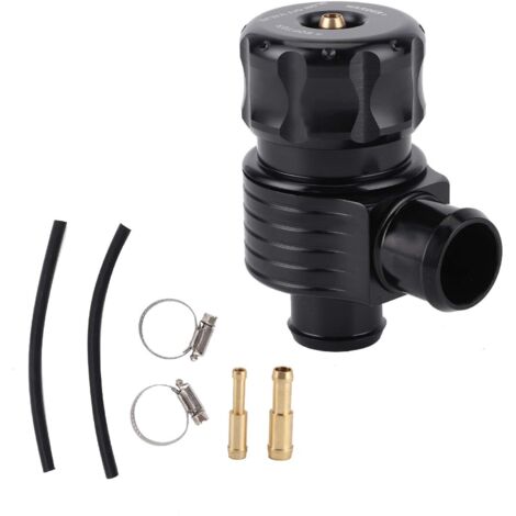 Turbo Dump Valve Kit 25 mm / 1in Dump Valve Aluminium BOV Raccord universel pour véhicules turbo avec adaptateurs 25 mm / 1in pour véhicules avec connexion