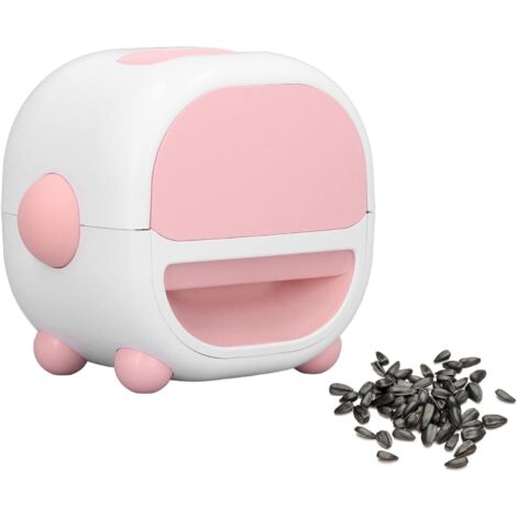 Le Plus Récent Nettoyeur de Graines de Conception, Machine à éplucher les Graines de Tournesol électrique Ouvre-graines de Melon Automatique avec Fonction Rechargeable USB,(rose) (1/5)