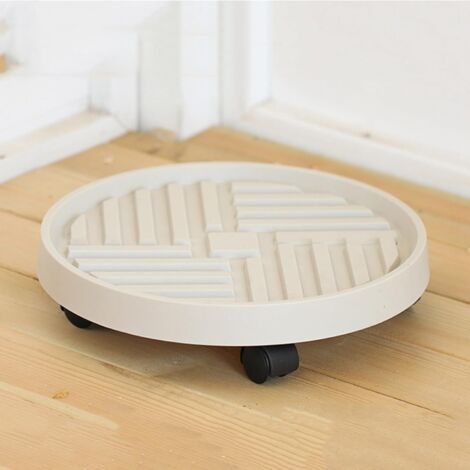 Plateau à Plantes Avec Roulettes Pour Plantes, En Pot Plateau Pour Pot De Fleurs ,Dessous De Verre Plateau Mobile Pour Plantes Plateau Pour JardinièRe Supports De Rangement,Sans RéServoir D'Eau