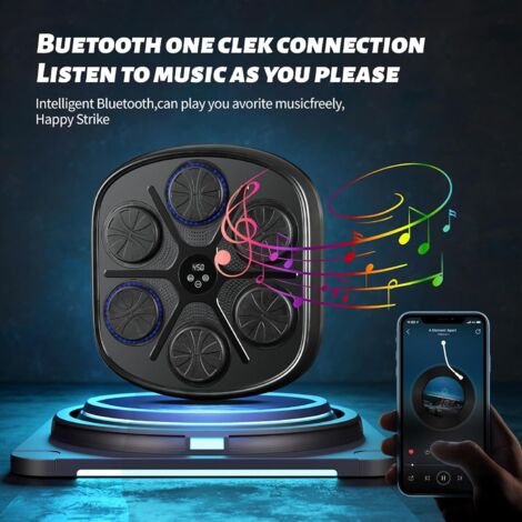 Machine De Boxe Murale Avec Musique Bluetooth - 9 Modes 18 Vitesses Pour Entraînement Maison