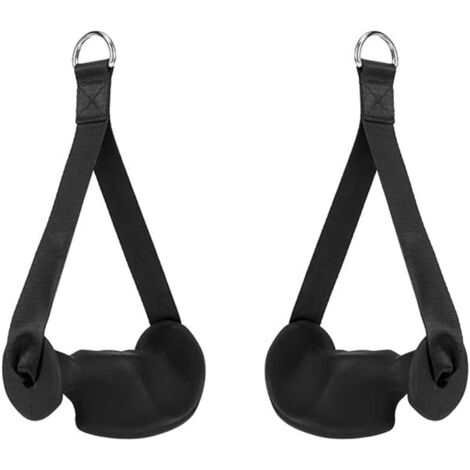 Poignée d'exercice de gymnastique - Poignée d'entraînement ergonomique - Poulie à câble - Pour bandes de résistance, haltérophilie, musculation (1/5)