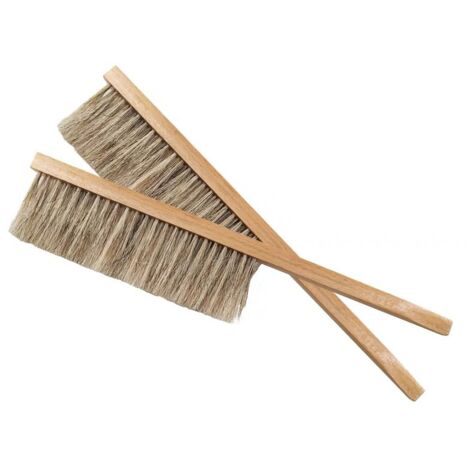 Brosse à chaussures Premium - Shine Brush - Poils de cheval - Marron