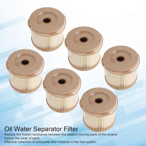 Séparateur D'eau De Filtre à Carburant Lot De 6 Filtres à Carburant Séparateur D'Eau Pour Filtre