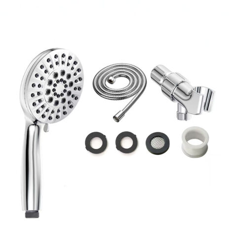 Ensemble de pommeau de douche à six fonctions, pommeau de douche à main pour spa (un ensemble) (1/5)