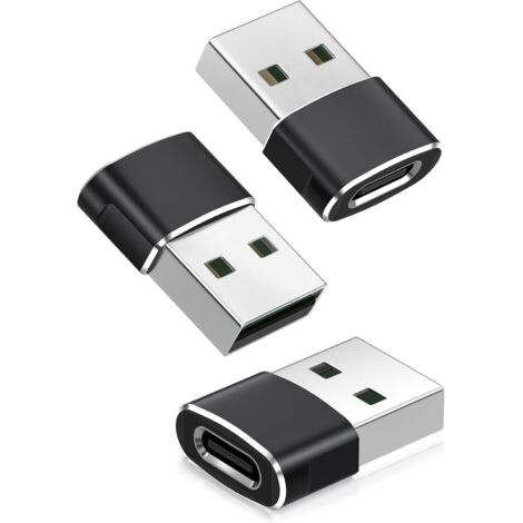 Lot 4 Adaptateurs Universels Adaptateur USB C Vers Micro USB 4PC Connecteur Type-C Male A Micro USB Femelle - Informatique Adaptateur Portable Clef USB- C