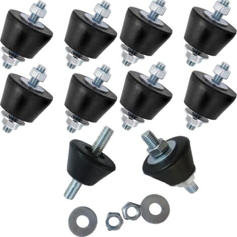 10 Entretoises Anti-vibration Pour Climatiseur - 35x11.5x3mm, Neuves Uxcell