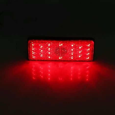 Troisième feu stop universel rouge 24 LED pour véhicule, feu arrière 12