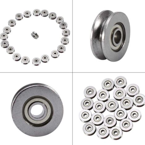 Poulie - Polyamide - Rainure Semi-circulaire - Palier Lisse - Roue 40 A 150 Mm Charge Admissible 30 A 500 Kg  952990011111 20650