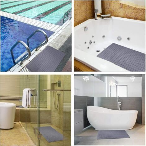 Tapis De Douche Antidérapant 35x70cm Baleine - Tapis De Baignoire Avec Ventouses Lavable En Machine