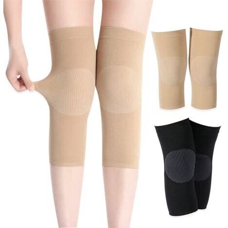 Lot De 2 Paires De Genouillères Wanjorlay – Taille M, Nylon/silicone, Respirantes, Pour Sport, Danse, Skate, Foot, Basket