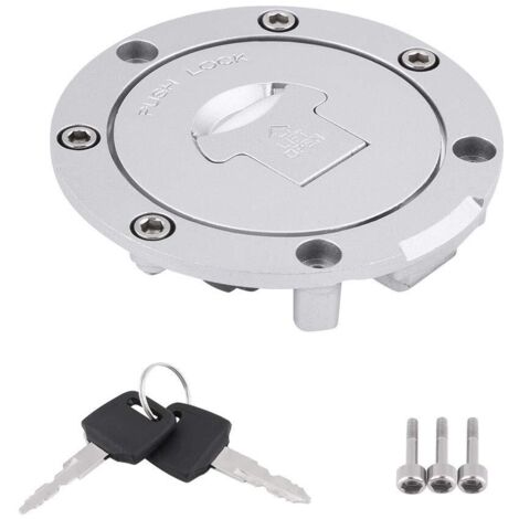 Bouchon de Réservoir d'Essence pour Moto, Couvercle avec Serrure et 2 Clés pour CBR600RR et CBR600F4 (1/4)
