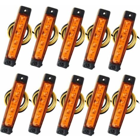 Feux Latéraux En Plastique Pour Tracteur 1/14 Lesu – Accessoire DIY Pour Camion Remorque RC