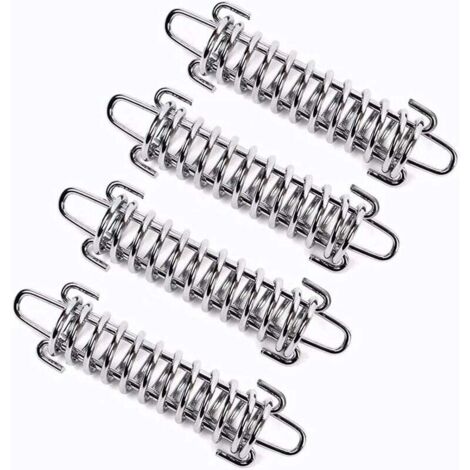 4 Pièces Ressorts de Tension pour Voile d'Ombre, Tendeur en Acier pour Camping et Tentes (1/5)