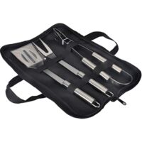 3 PCS Outils de Barbecue en Acier Inoxydable, Ensemble d'Ustensiles de Cuisine pour BBQ