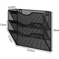 JEBELE 3 Copartients Porte Revue Ural à Suspendre Ontage Facile