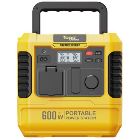 Station d'énergie solaire portable 560Wh AC 1200W TOGO ADVANCE600LFP