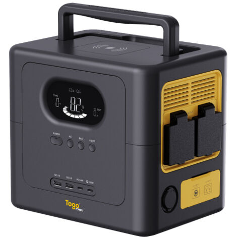 Station d'énergie solaire portable 560Wh – Puissance de sortie AC 1200W – Recharge solaire 120W max – Technologie LiFEPO4 - INFINITY600