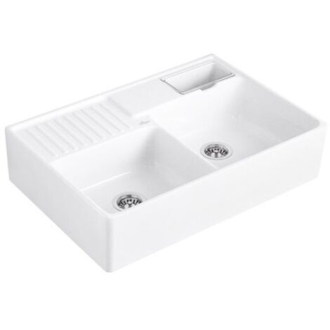 Fregadero de oficina VILLEROY & BOCH Tradition 89,5 x 63 cerámica desagüe manual blanco