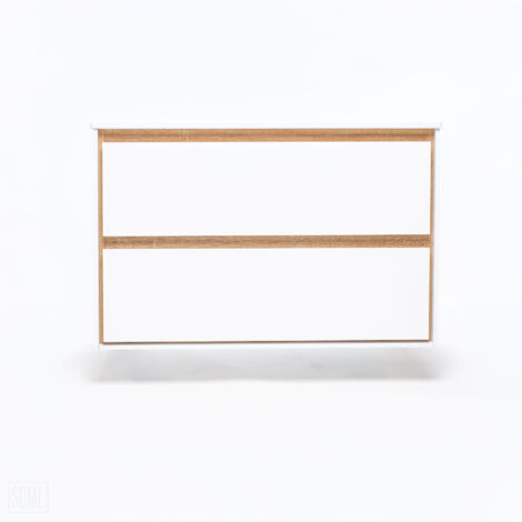 Some Meuble de Salle de Bain Lock S9-80-CA-WW - 790x450x510mm - Blanc - Design Minimaliste - Durable (1/5)