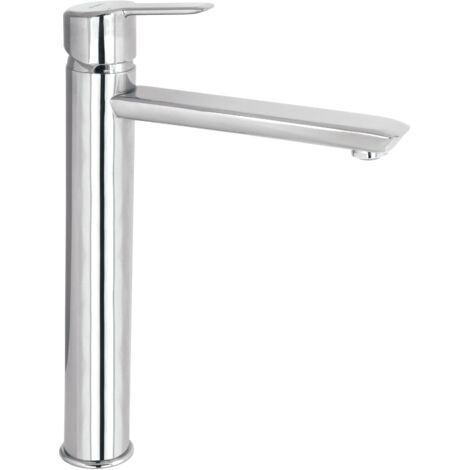 Deante Robinet de lavabo Arnika - Haut - Acier brossé - Design moderne - Économie d'eau (1/5)