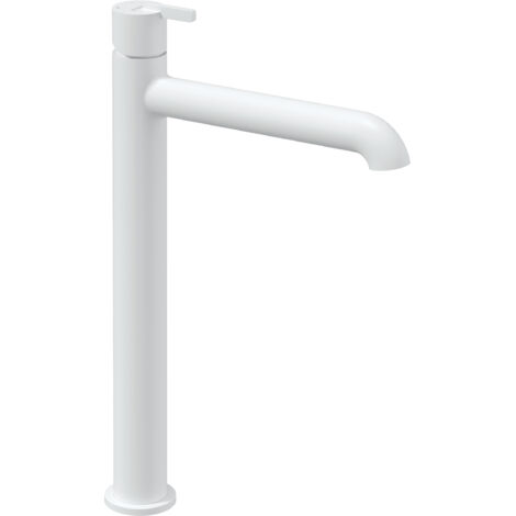 Deante Robinet lavabo Silia - Haut - Blanc mat - Minimaliste - Pratique et harmonieux (1/5)