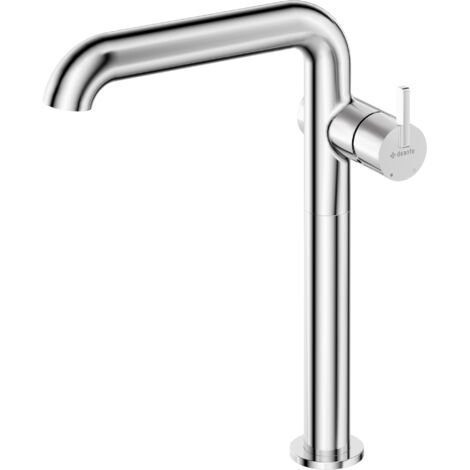 Deante Robinet de lavabo Silia - Chromé - Design élégant - Facile à nettoyer - Esthétique wabi-sabi (1/2)