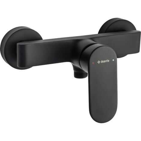 Deante Robinet de Douche Murale Alpinia - Finition Nero - Design Moderne - Résistant et Élégant (1/3)