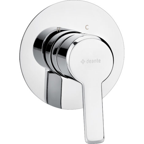 Deante Robinet de douche encastré Arnika - Chromé - Design moderne - 7 ans de garantie (1/5)