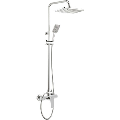 Deante Douche Pluie avec Mitigeur - Chromé - Résistant à la corrosion - Design moderne et élégant (1/2)
