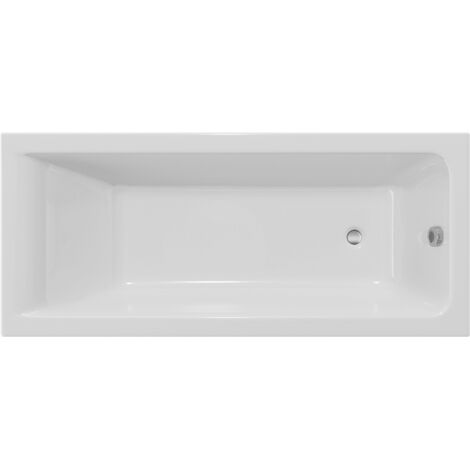 Excellent Baignoire Savia - 160x70 cm - Blanc brillant - Confortable et Économique (1/2)