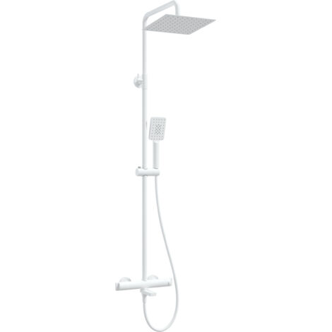 Deante Douche thermostatique avec robinet de baignoire - Chromé - Design élégant - Confort optimal (1/2)