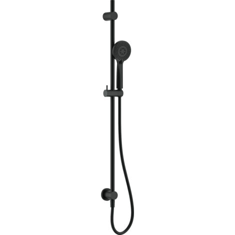 Deante Ensemble de douche 3 fonctions - Noir mat - Installation encastrée - Design moderne et pratique (1/2)