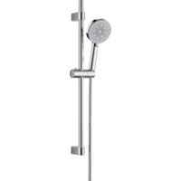 Deante Ensemble de douche 3 fonctions - Chromé - Flexible, Confortable, Pratique