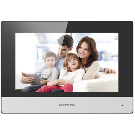 Monitor 7 Polici per Citofono Senza Fili IP DS-KH6320-WTE1 Touch Screen per Videocitogono Hikvision